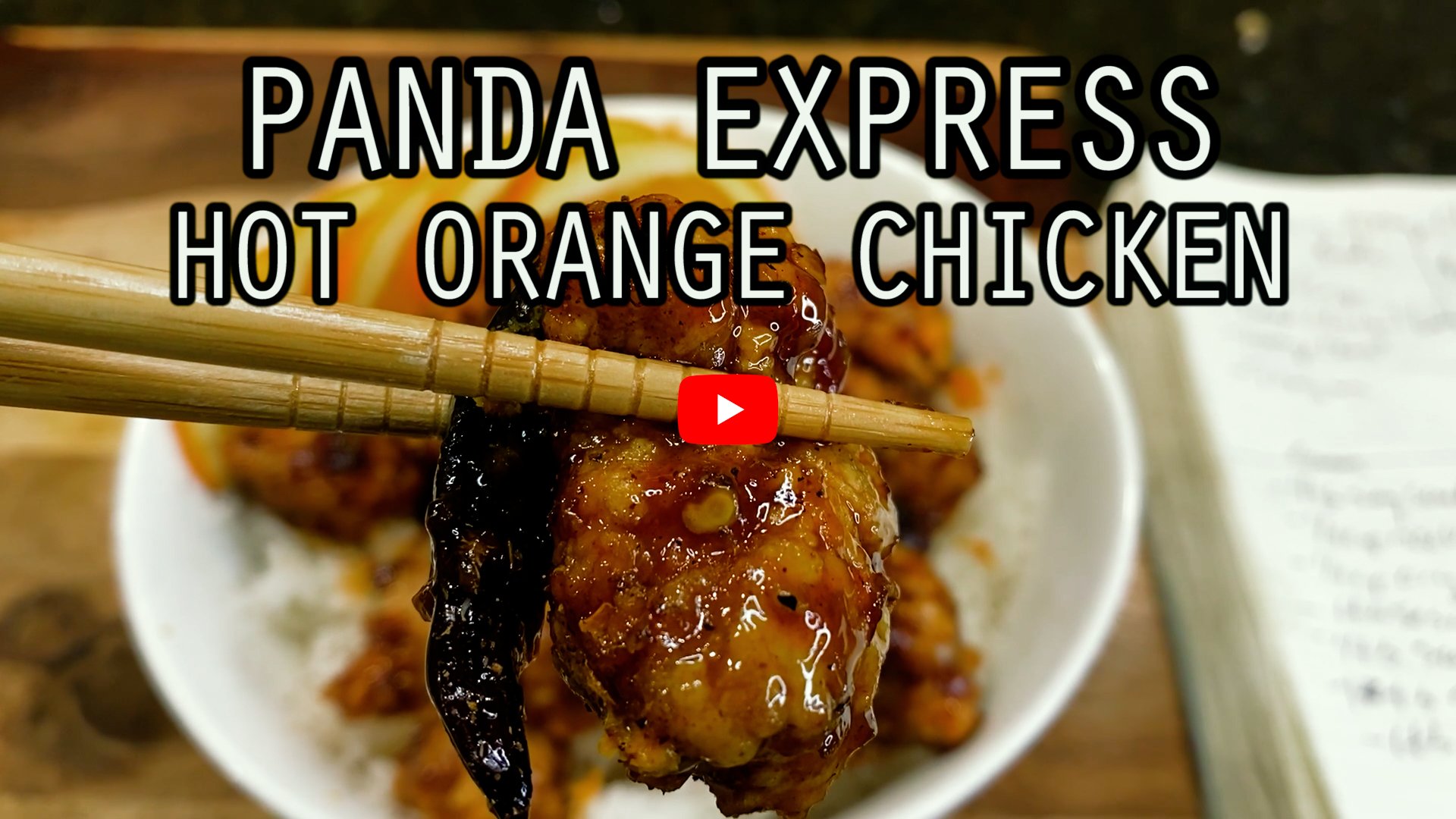 Hot Orange Chicken (Panda Express) — Woo Can Cook